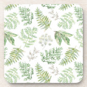 Waldgrün kopieren getränkeuntersetzer (Vorderseite)