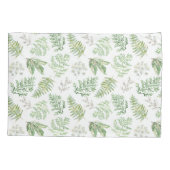 Waldgrün kopieren kissenbezug (Rückseite-Links)