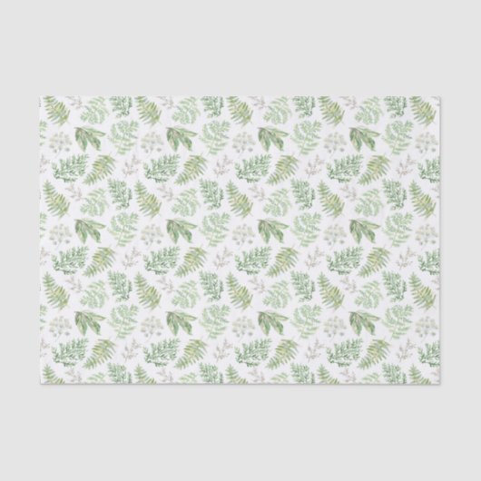 Waldgrün kopieren seidenpapier (Vorderseite)