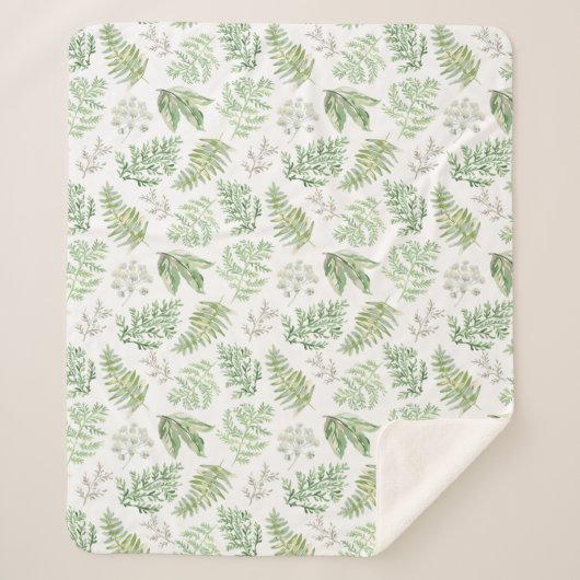 Waldgrün kopieren sherpadecke (Vorderseite)