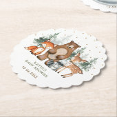 Waldgrün Kuchentopferduschfavoriten Untersetzer (angewinkelt)