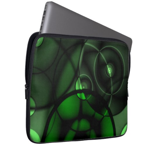 Waldgrün Laptopschutzhülle (Vorne Rechts)