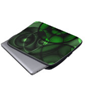 Waldgrün Laptopschutzhülle (Vorne Knopf)