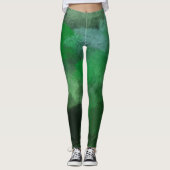 Waldgrün Leggings (Vorderseite)
