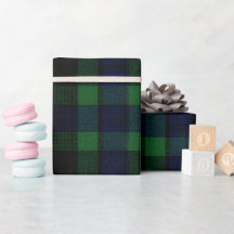Waldgrün-Navy-Tief-Tartan-Kiefer-Karomuster