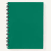 Waldgrün Notizblock (Vorderseite)