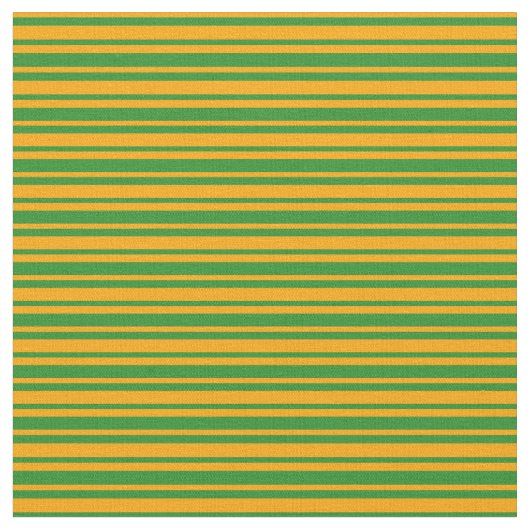 Waldgrün und orangefarbenes Muster Stoff (Nahaufnahme)