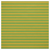 Waldgrün und orangefarbenes Muster Stoff (Muster)