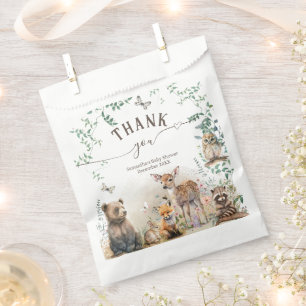 Waldgrün von Wäldern Baby Dusche Geschenktütchen