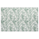 Waldgrüne Floral-Toile Stoff (Fat Quarter (45,7 x 55,9 cm))