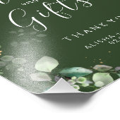 Waldgrüne Hochzeit Fotodruck (Ecke)