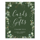 Waldgrüne Hochzeit Fotodruck (Vorne)