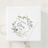 Waldgrüne Hochzeit Lasse Liebe wachsen Pflanze Geschenkanhänger (Beispiel)