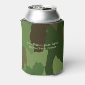 Waldgrüne Jäger tarnen sich und drucken wild leben Dosenkühler (Kanne Rückseite)