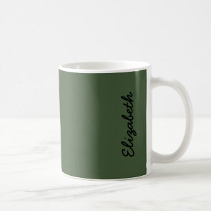 Waldgrüne Solid-Farbe Kaffeetasse
