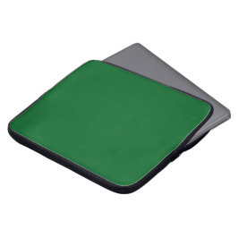 Waldgrüne Solid-Farbe Laptopschutzhülle