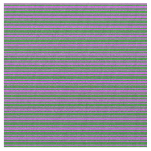 Waldgrüne und Orchid-Linien Stoff (Nahaufnahme)