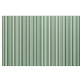 Waldgrüne und weiße Streifen Stoff (Yard (91,4 cm))