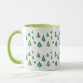 Waldgrünes Muster. Tasse (Links)