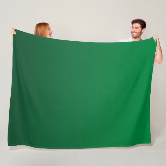 Waldgrüntöne Fleecedecke (Beispiel)