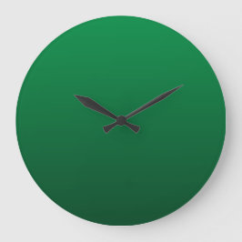 Waldgrüntöne Große Wanduhr