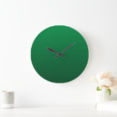 Waldgrüntöne Große Wanduhr (Zuhause)