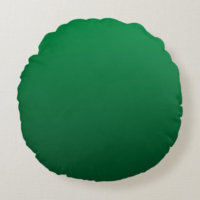 Waldgrüntöne Rundes Kissen (Vorderseite)