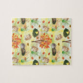 Waldhasen,Igel Puzzle (Horizontal)