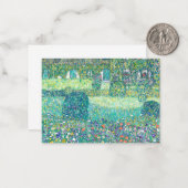 Waldhaus in Weißenbach I, 1914 von Klimt Mitteilungskarte (Vorderseite/Rückseite Beispiel)