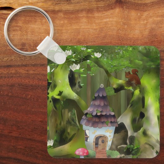 Waldhaus Schlüsselanhänger (Vorderseite)
