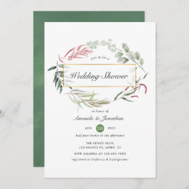 Waldherbarium Geometrischer Polterabend Einladung