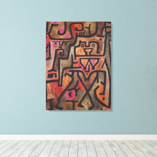 Waldhexen Leinwanddruck (Insitu (Holzboden))