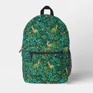 Waldhirsch Kunsthandwerk Muster Bedruckter Rucksack
