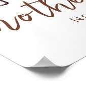 Waldhirsch-Mutter-Baby-Erster-Muttertag-Ruhevolle- Poster (Ecke)