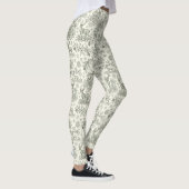Waldhirsch-Winter-Toile-Muster Leggings (Rechts)