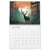Waldhirsche 2025 kalender (Jan 2027)