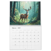 Waldhirsche 2025 kalender (Feb 2027)