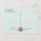 Waldhirsche Ankündigungspostkarte (Rückseite)