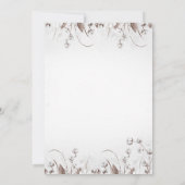 Waldhirsche außerhalb Winter Kinderdusche kalt Dankeskarte (Rückseite)