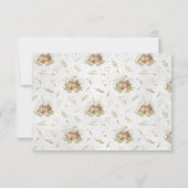 Waldhirsche | Baby Shooting Game Einladung (Rückseite)