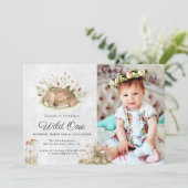 Waldhirsche | Einladung von Waldbrennen (Stehend Vorderseite)