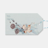 Waldhirsche Geschenkanhänger (Vorderseite (Horizontal))