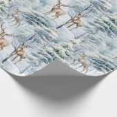 Waldhirsche geschenkpapier (Ecke)