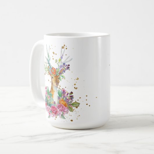 Waldhirsche Kaffeetasse (Vorderseite Links)