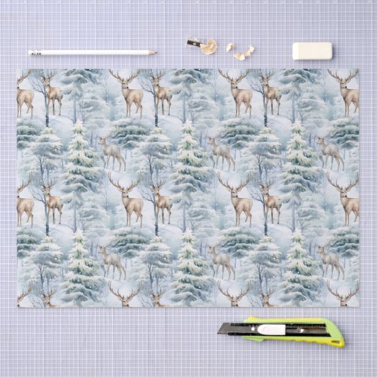 Waldhirsche Seidenpapier (Handwerk)