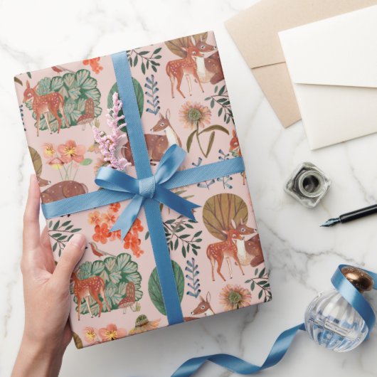 Waldhirschmuster Geschenkpapier (Schenken)