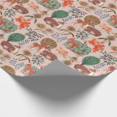 Waldhirschmuster Geschenkpapier (Ecke)