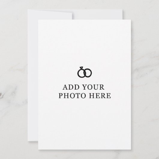 Waldhochzeit Einladung (Rückseite)