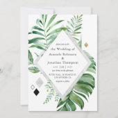 Waldhochzeit Einladung (Vorderseite)