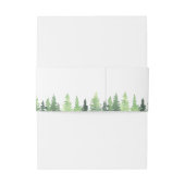 Waldhochzeit Einladungsbanderole (Rückseitenbeispiel)